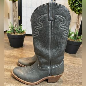 Double H Men’s Elk Skin Leather Western Cowboy Boots size 8